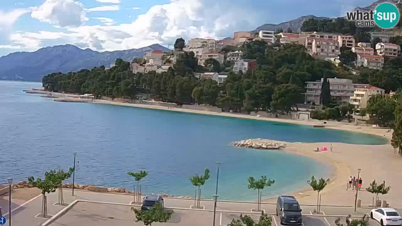 Baška Voda | Podluka beach webcam