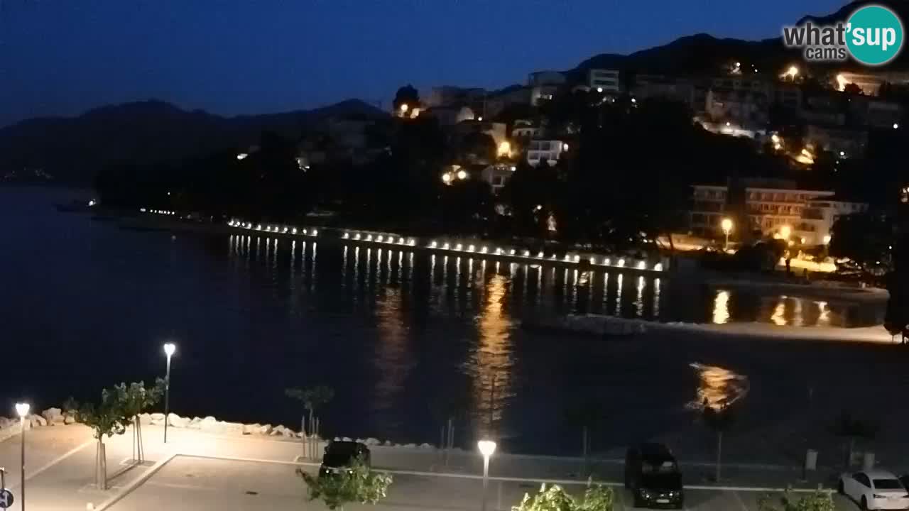 Baška Voda v živo | kamera Podluka plaža