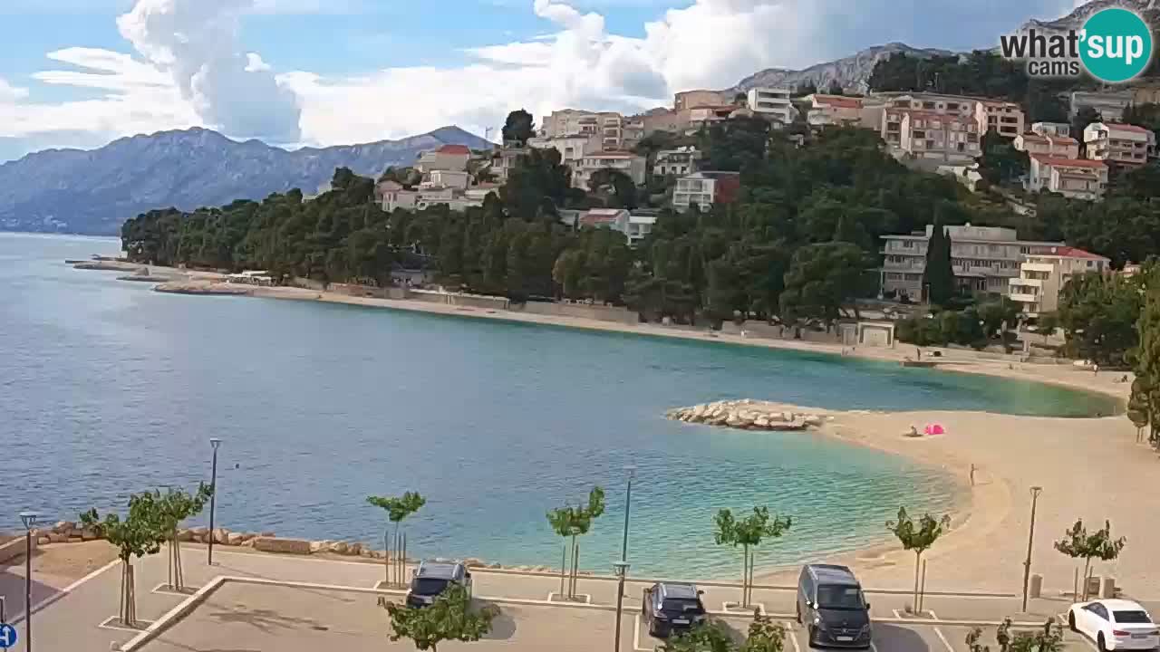 Baška Voda live | webcam spiaggia Podluka