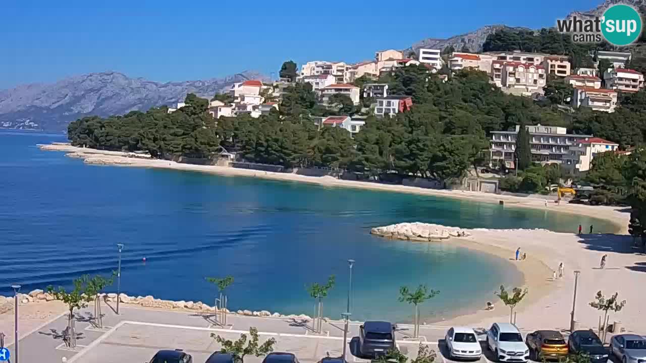 Baška Voda | Podluka beach webcam