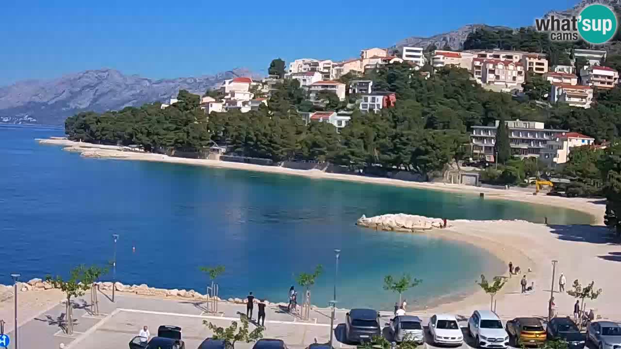 Baška Voda | Podluka beach webcam