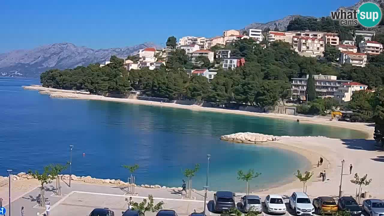Baška Voda | Podluka beach webcam