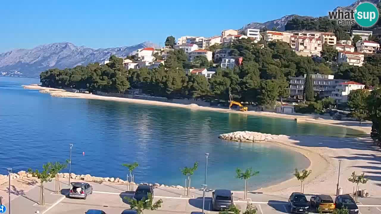 Baška Voda | Podluka beach webcam