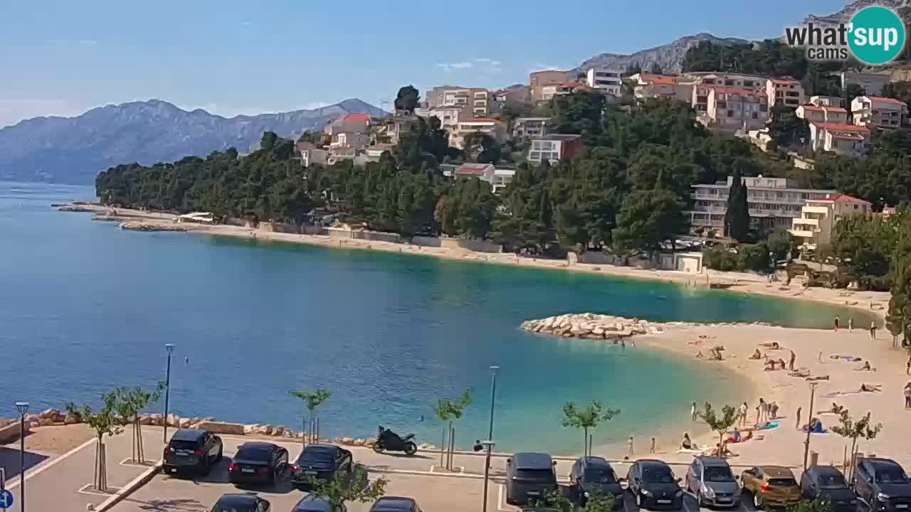 Baška Voda | Podluka beach webcam