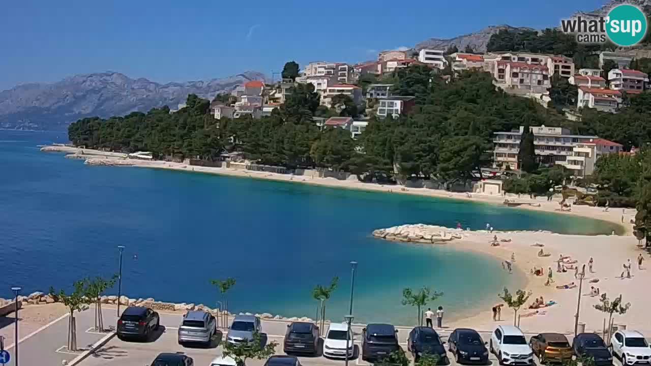 Baška Voda | Podluka beach webcam