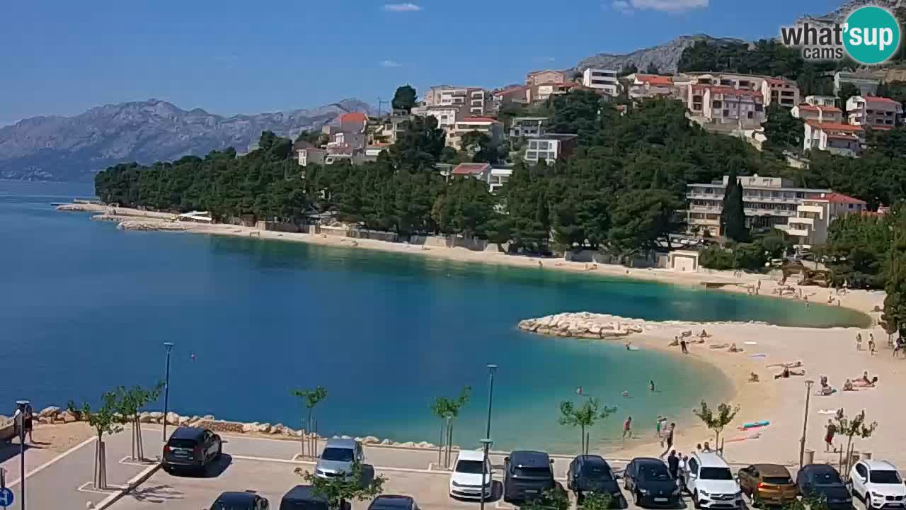 Baška Voda | webcam Podluka Strand