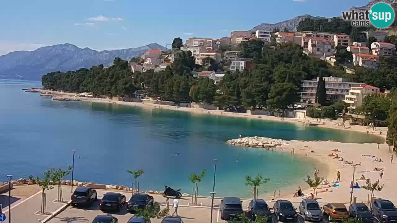 Baška Voda u živo | web kamera plaža Podluka