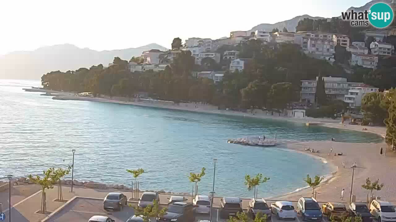 Baška Voda | webcam Podluka Strand