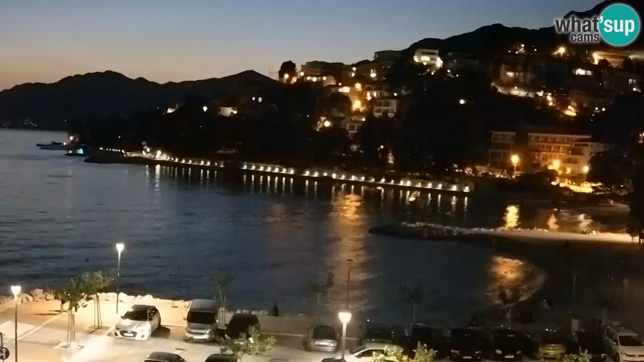 Baška Voda u živo | web kamera plaža Podluka