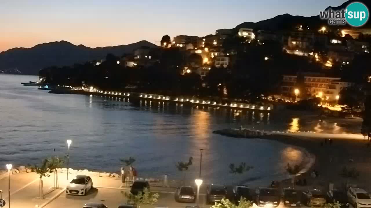 Baška Voda | webcam Podluka Strand