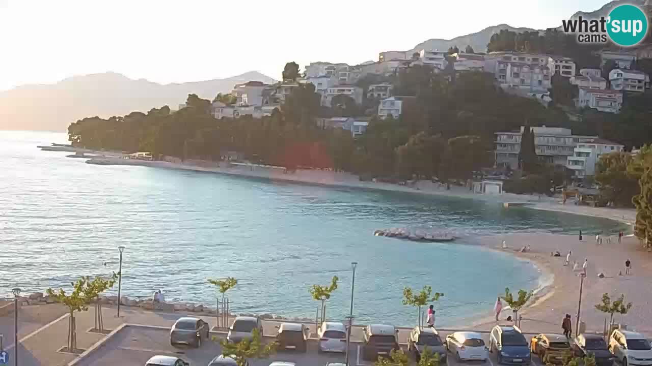 Baška Voda | webcam Podluka Strand