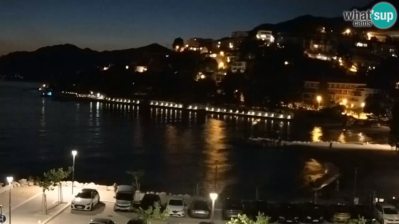 Baška Voda | webcam Podluka Strand