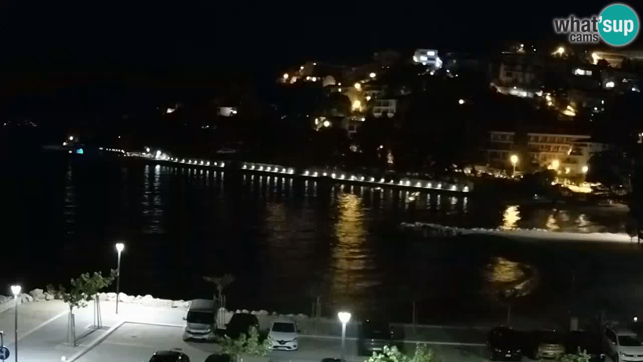 Baška Voda u živo | web kamera plaža Podluka