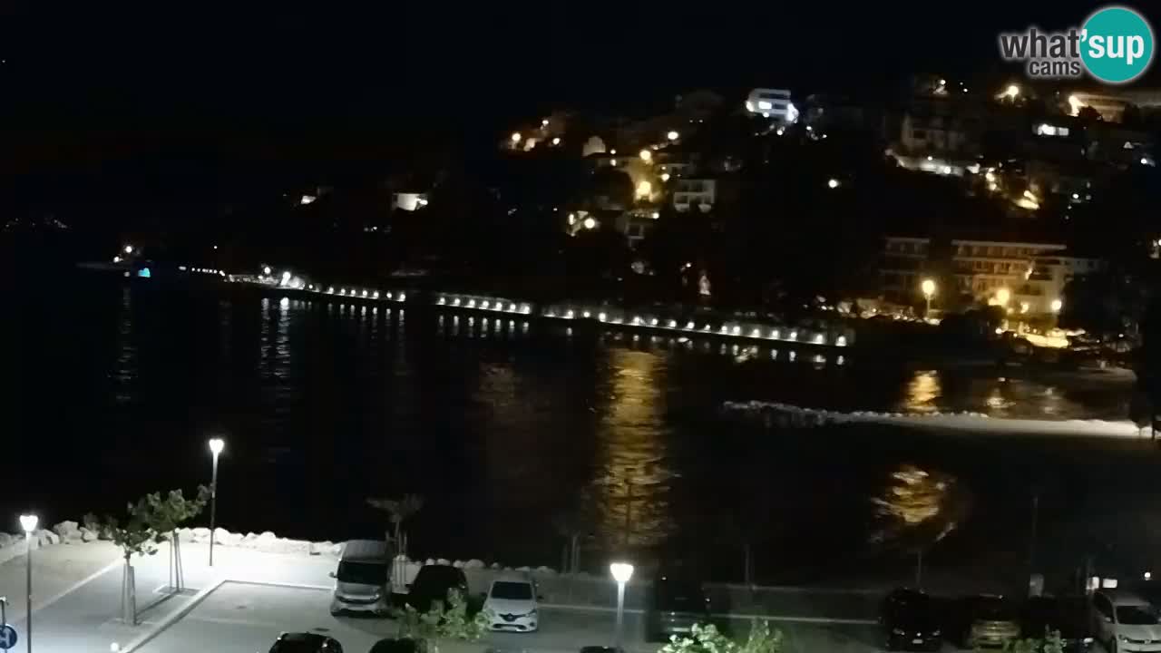 Baška Voda u živo | web kamera plaža Podluka