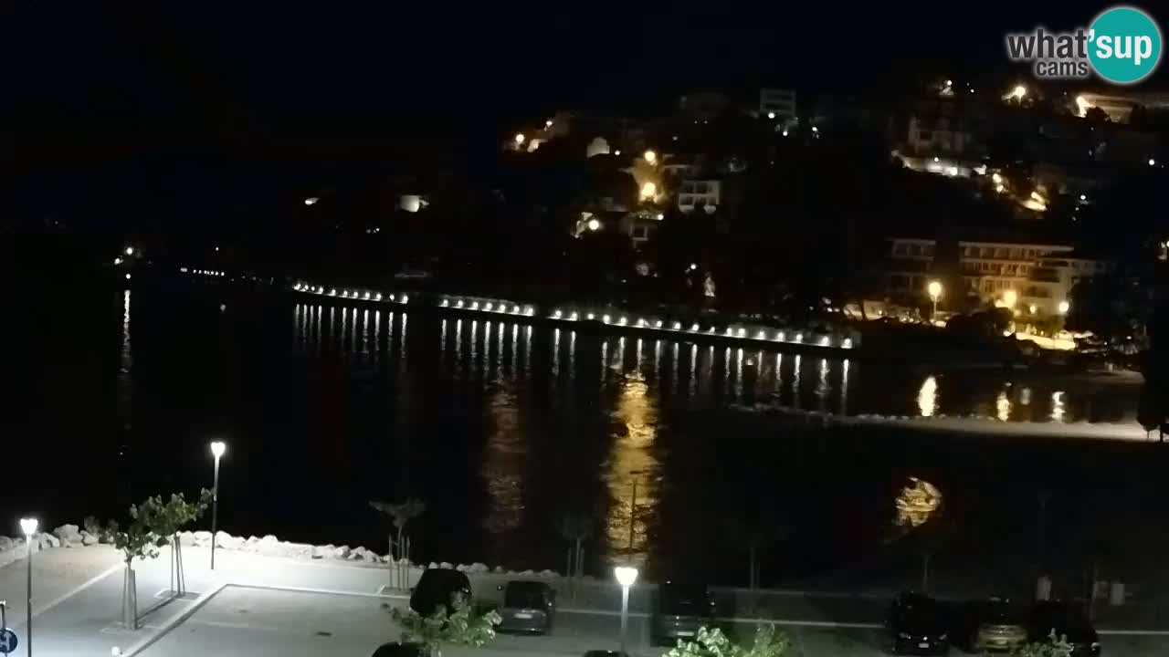 Baška Voda | webcam Podluka Strand