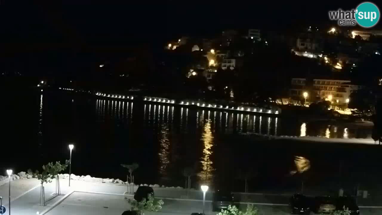 Baška Voda live | webcam spiaggia Podluka