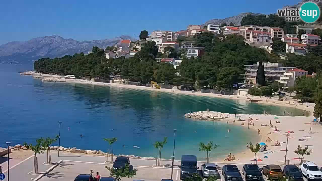Baška Voda | Podluka beach webcam