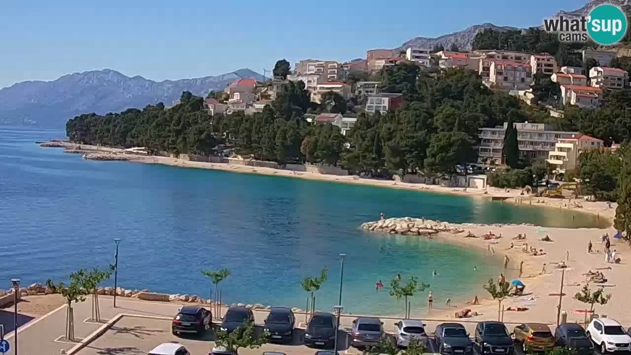 Baška Voda | Podluka beach webcam