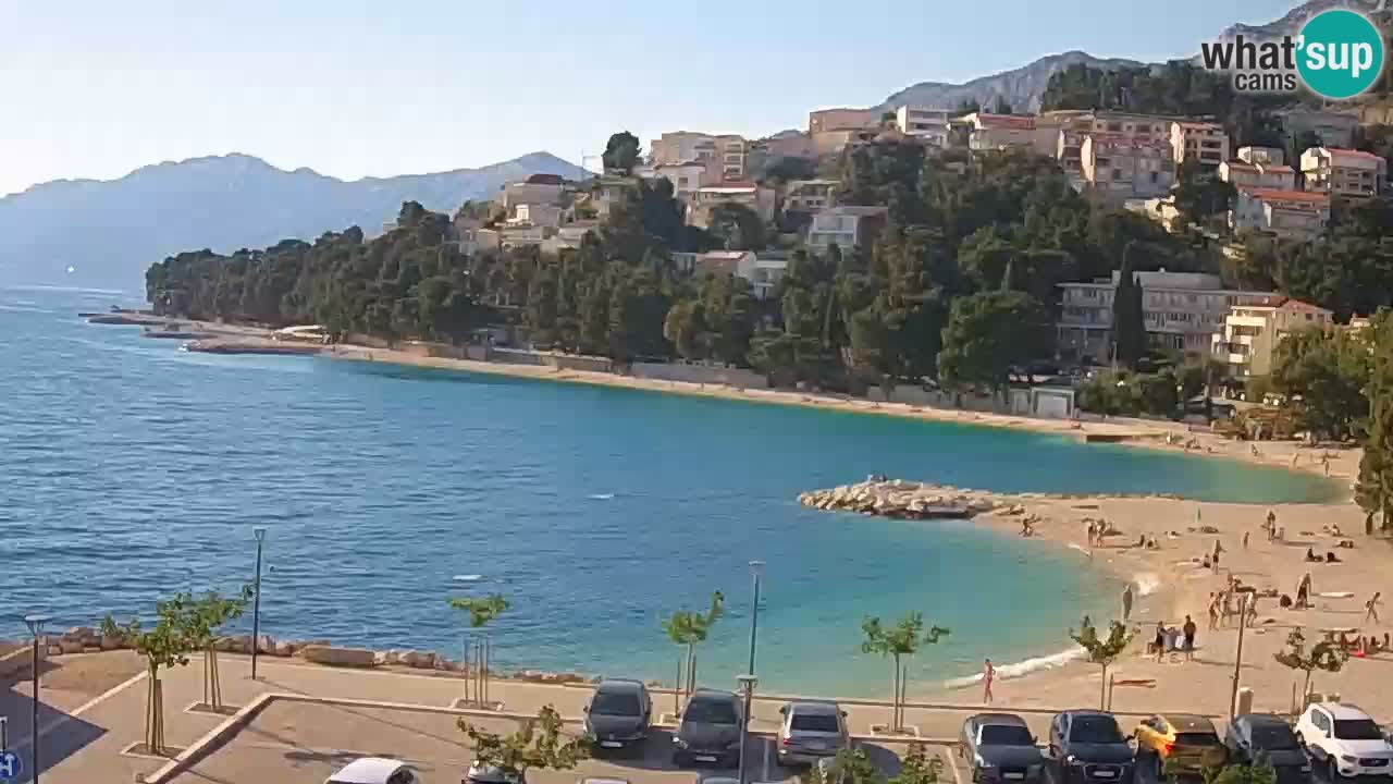 Baška Voda | Podluka beach webcam