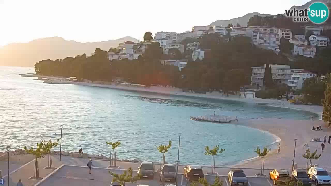 Baška Voda | webcam Podluka Strand