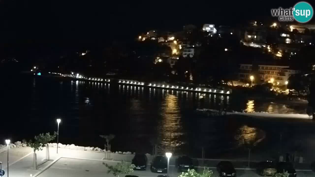 Baška Voda | webcam Podluka Strand