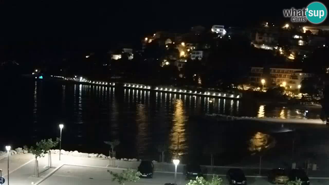 Baška Voda | webcam Podluka Strand