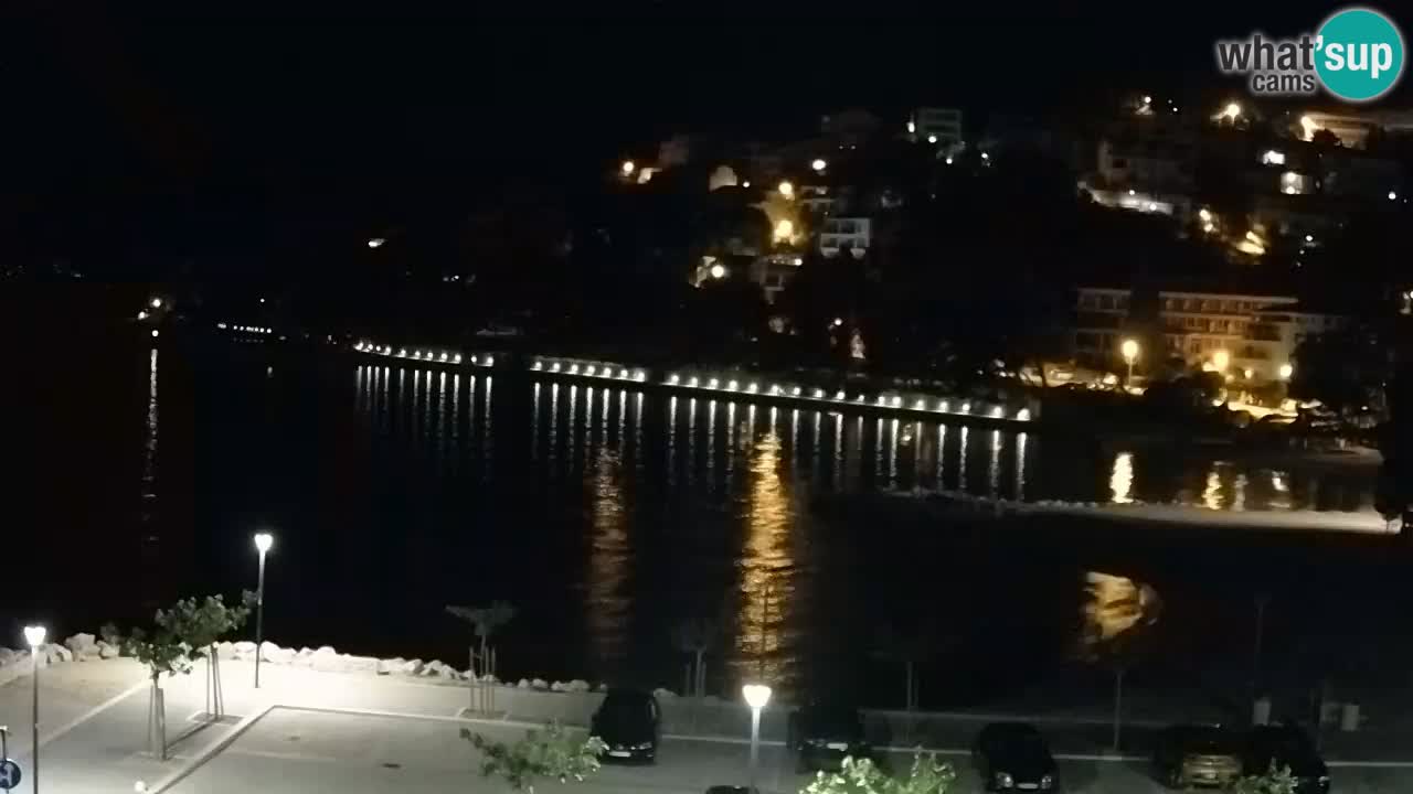 Baška Voda livecam plage Podluka