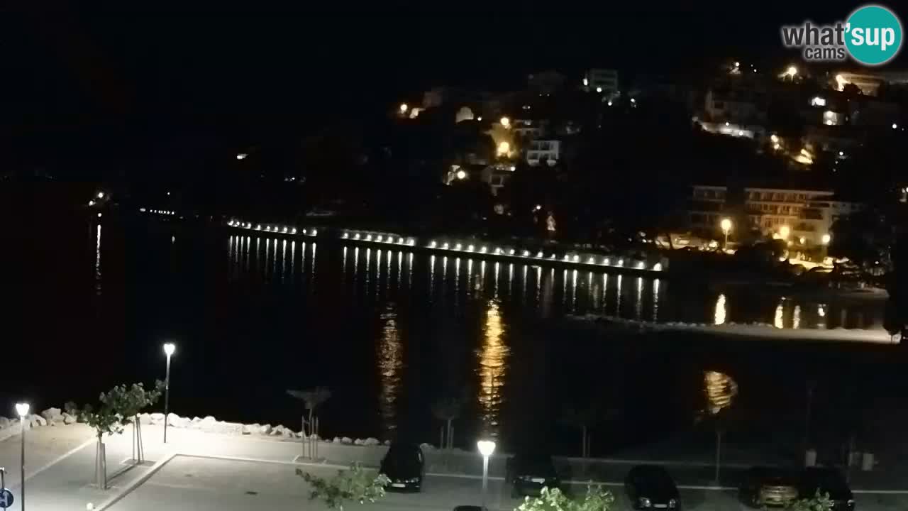 Baška Voda webcam – Podluka strand