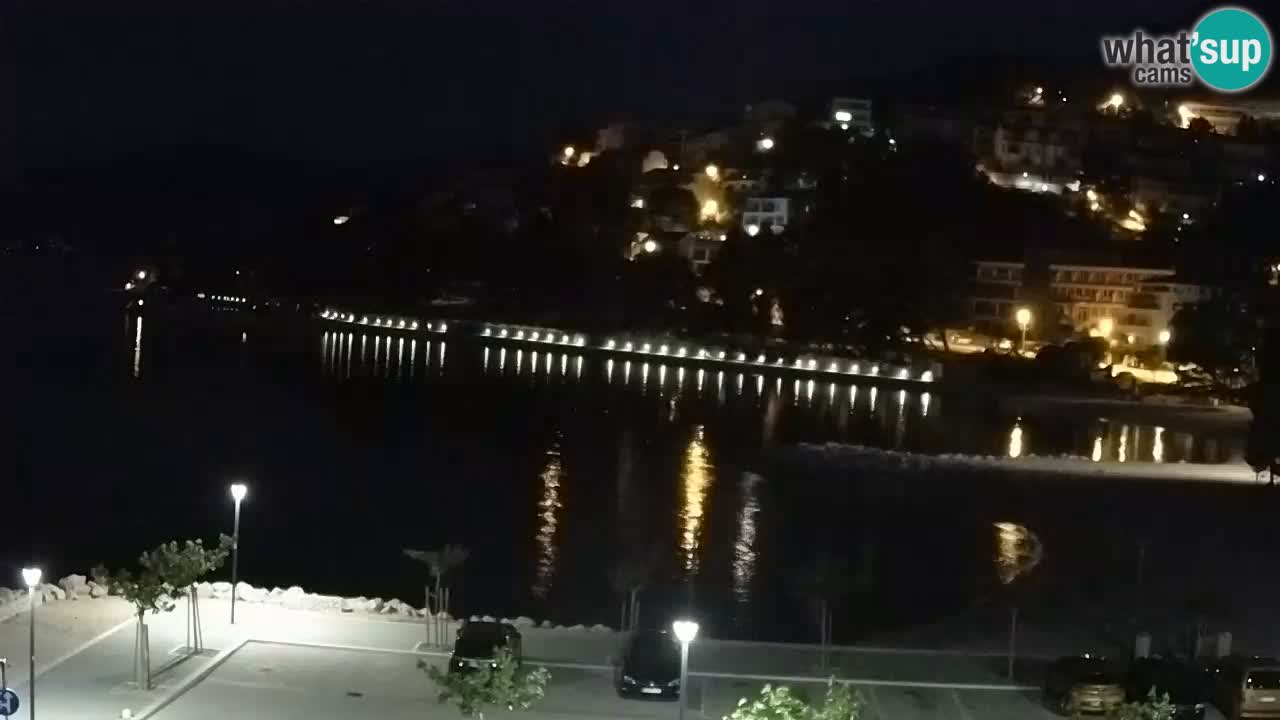 Baška Voda livecam plage Podluka