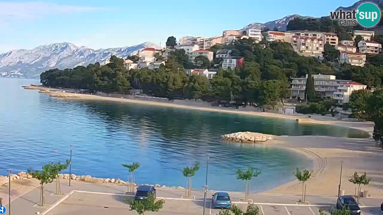 Baška Voda | Podluka beach webcam