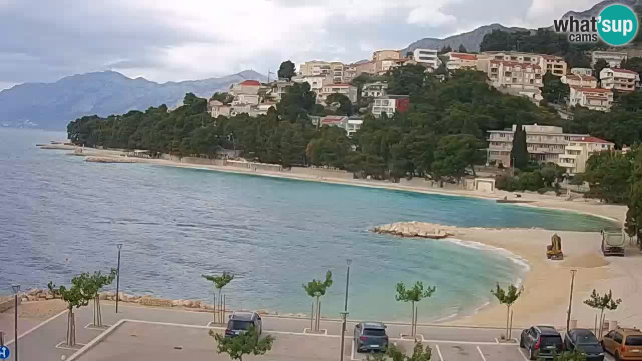 Baška Voda webcam – Podluka strand