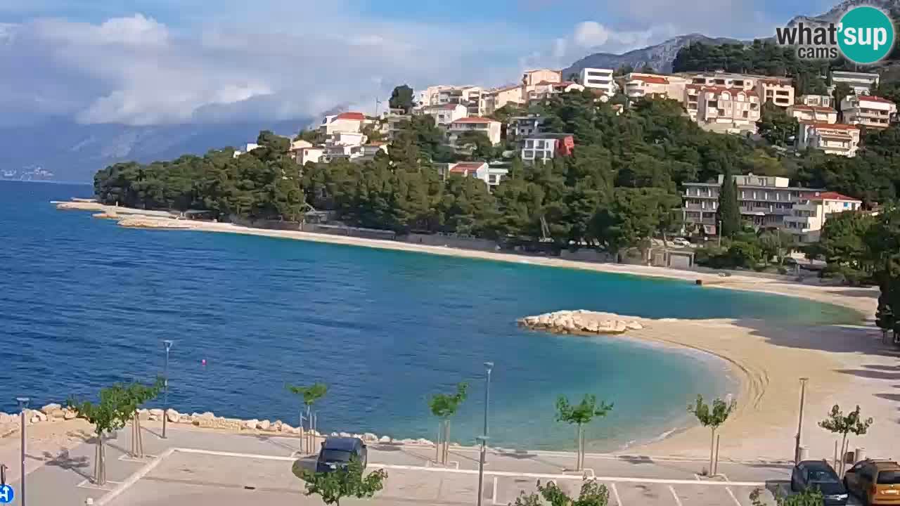 Baška Voda webcam – Podluka strand
