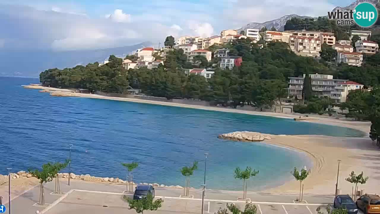 Baška Voda | webcam Podluka Strand
