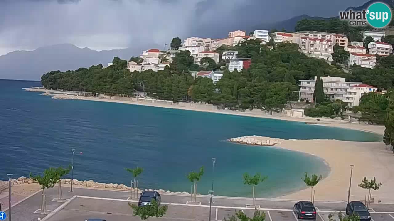Baška Voda livecam plage Podluka