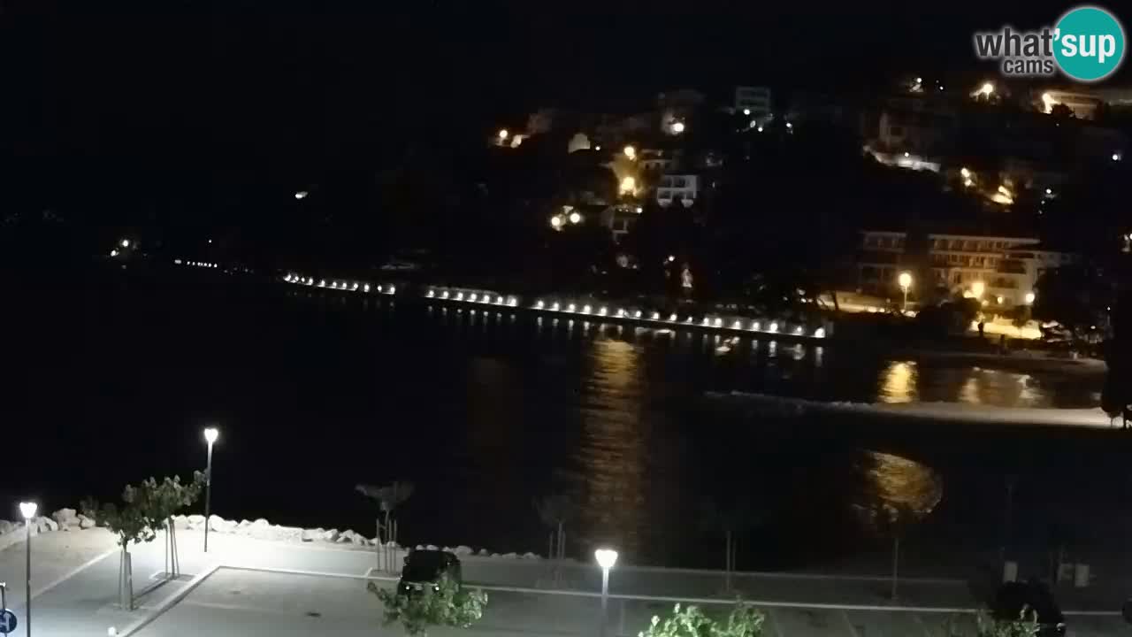 Baška Voda u živo | web kamera plaža Podluka