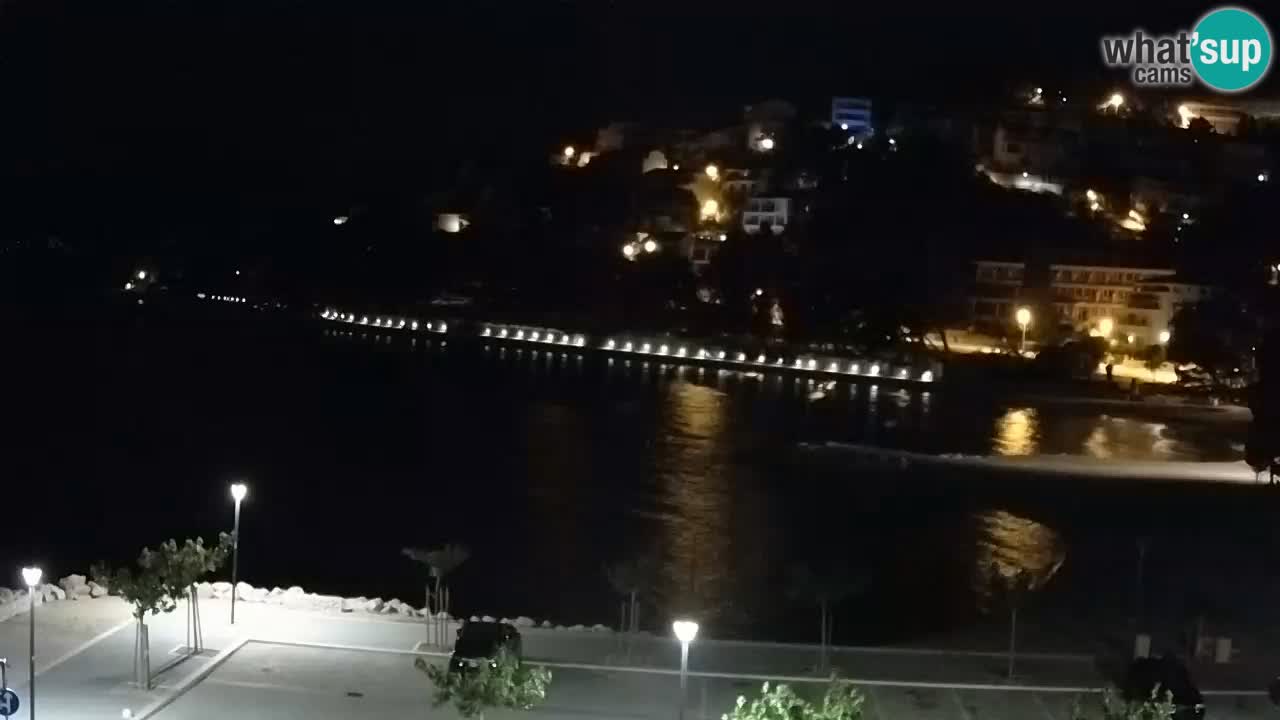 Baška Voda u živo | web kamera plaža Podluka