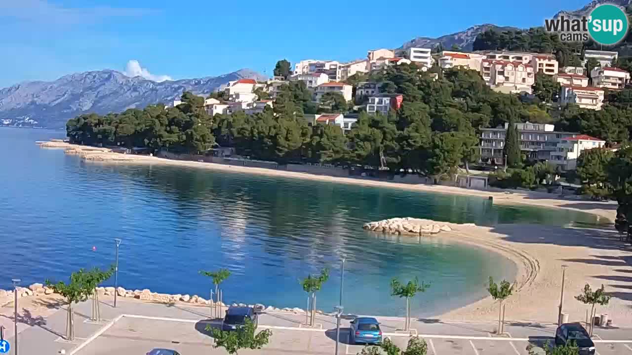 Baška Voda | Podluka beach webcam