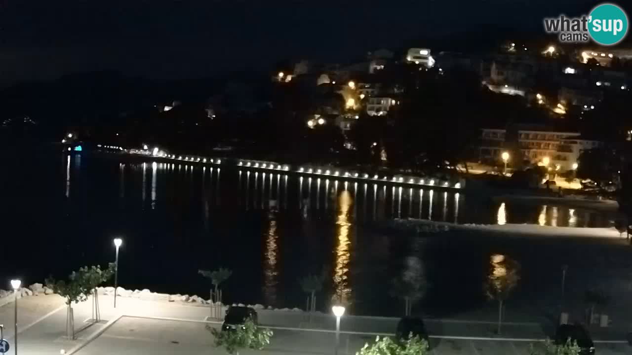 Baška Voda live | webcam spiaggia Podluka
