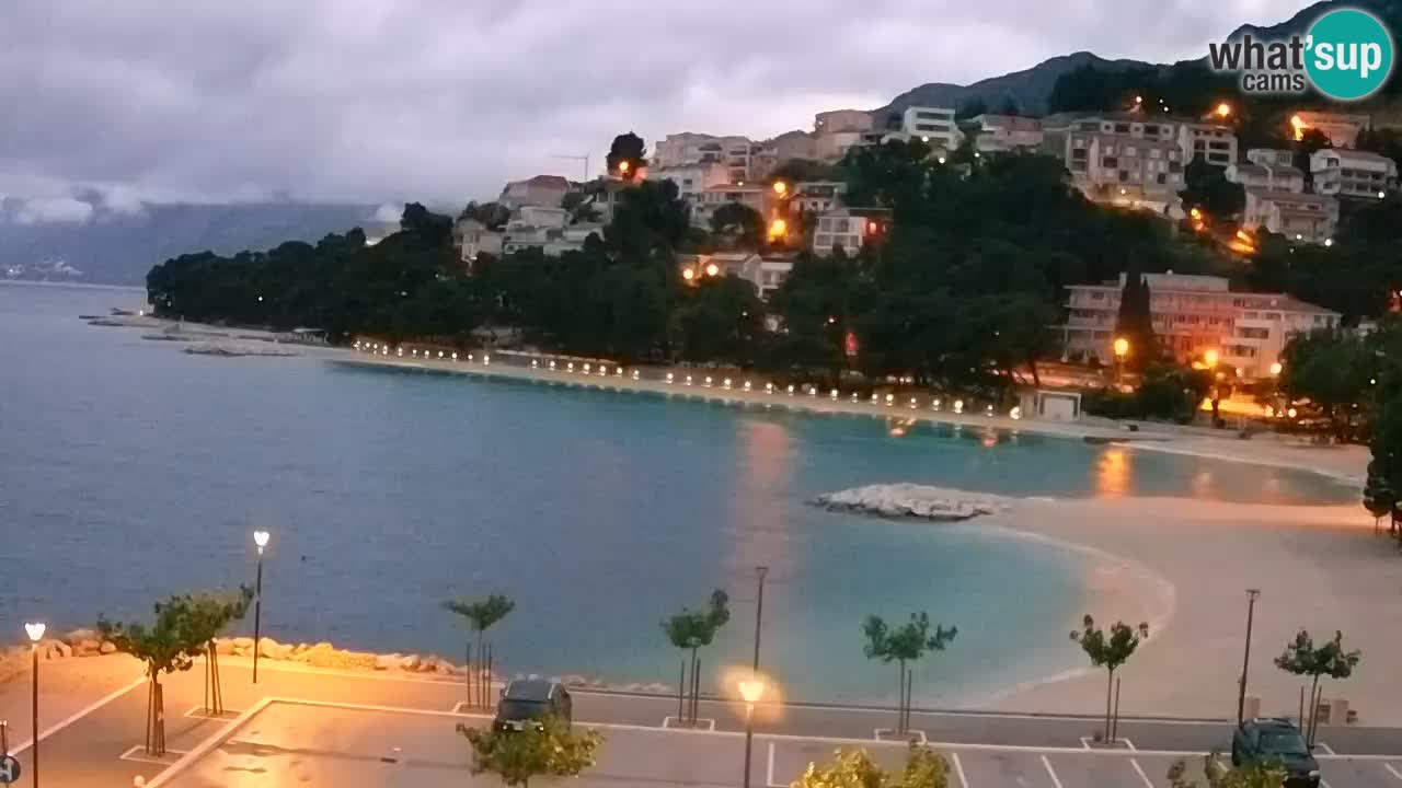 Baška Voda webcam – Podluka strand