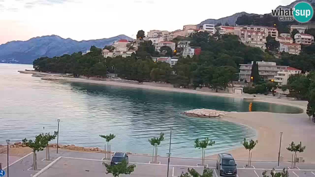 Baška Voda webcam – Podluka beach