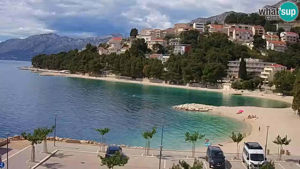 Baška Voda | Podluka beach webcam