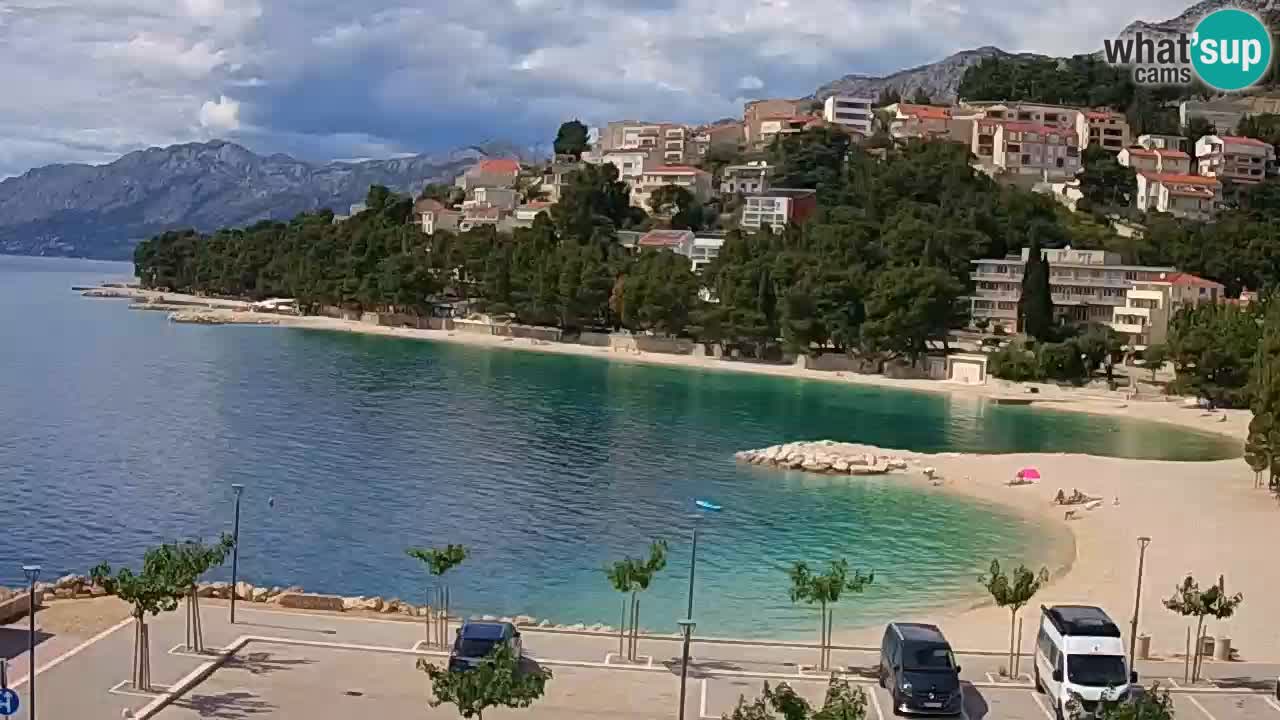 Baška Voda | Podluka beach webcam