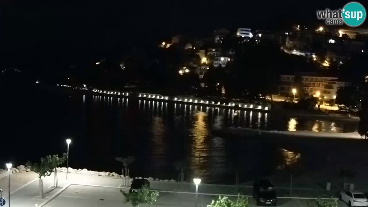 Baška Voda | webcam Podluka Strand