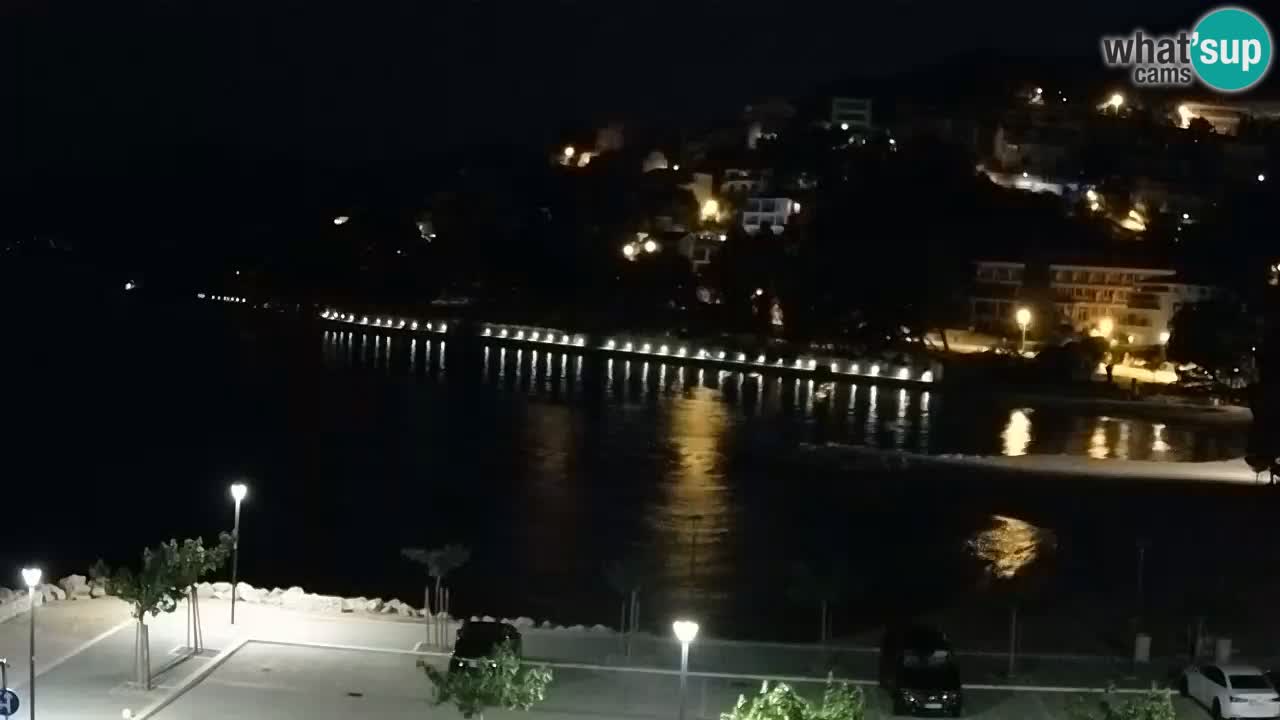 Baška Voda | webcam Podluka Strand