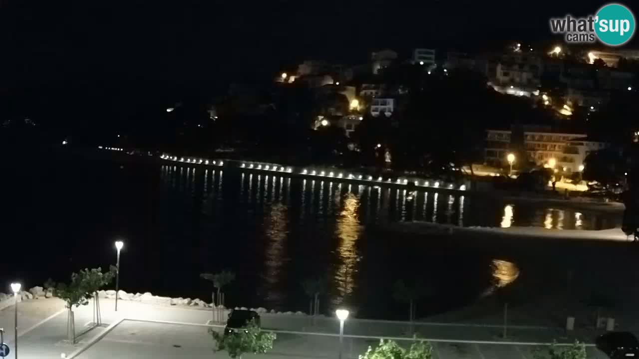 Baška Voda u živo | web kamera plaža Podluka
