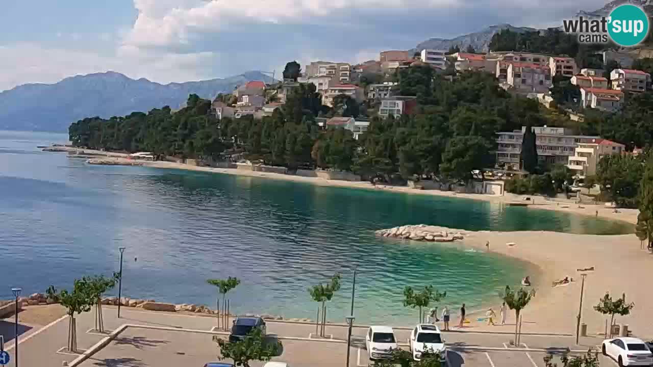 Baška Voda webcam – Podluka strand