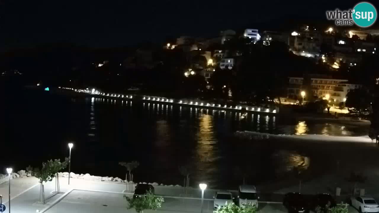 Baška Voda webcam – Podluka strand