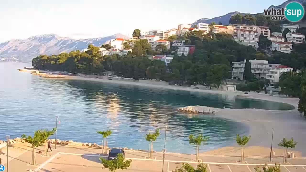 Baška Voda | Podluka beach webcam