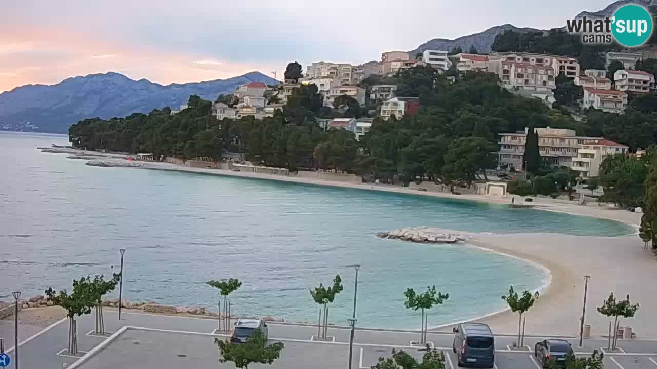 Baška Voda | Podluka beach webcam