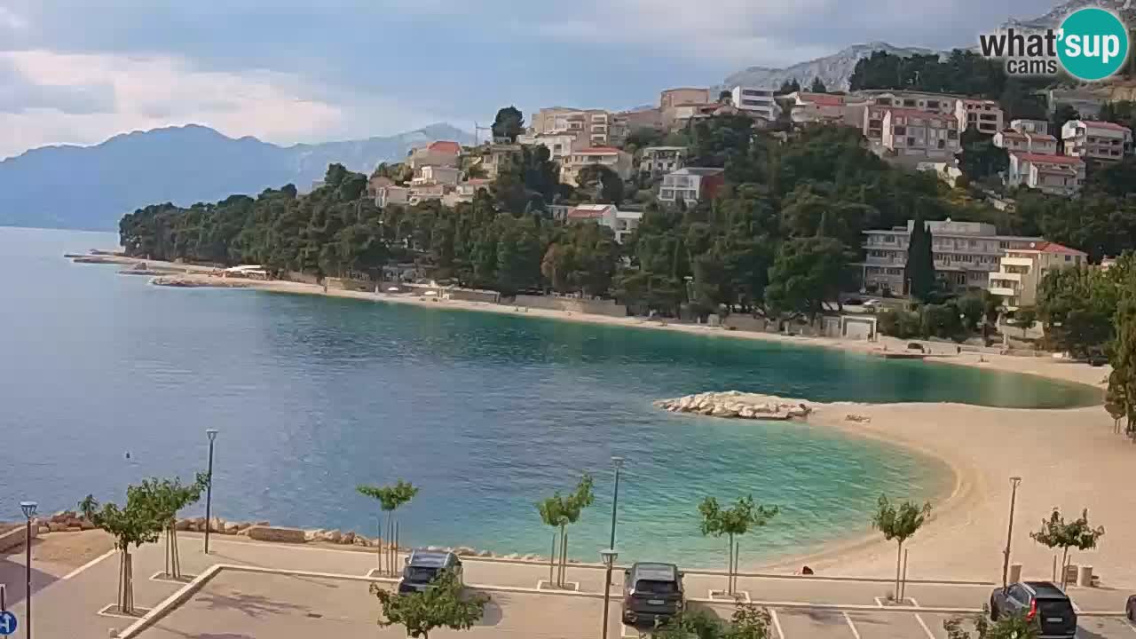 Baška Voda | webcam Podluka Strand